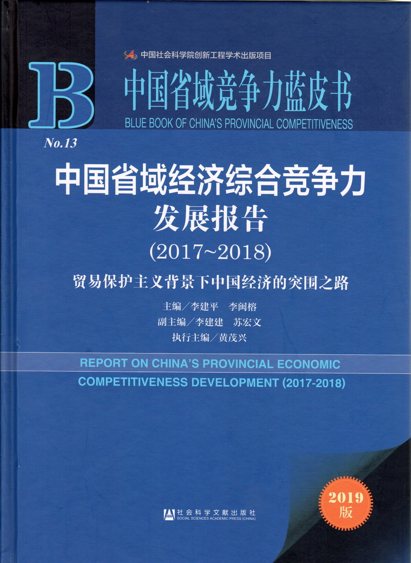 日浪逼中国省域经济综合竞争力发展报告（2017-2018）